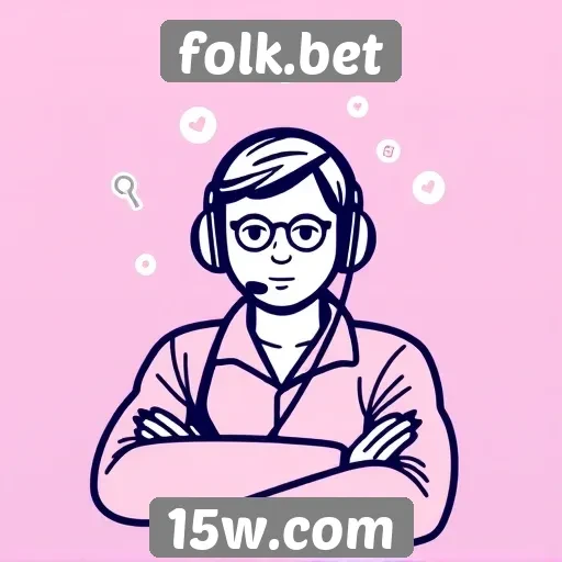 Suporte ao cliente no site folk.bet