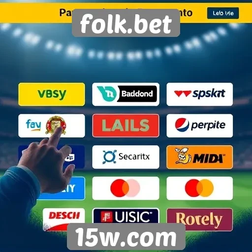 Métodos de pagamento aceitos na folk.bet